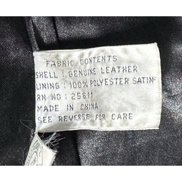 Avanti Black Genuine Leather Jacket M Womens Professional Outerwear - Picture 5 of 7